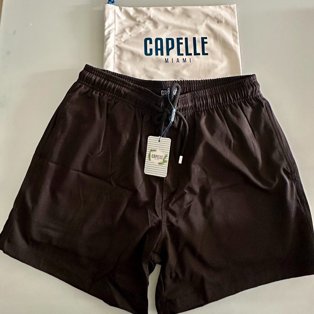 Capelle Miami Men’s Swim Shorts - Black - Brand New